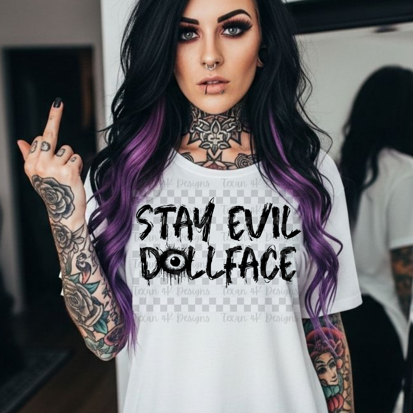stay evil dollface - 2 DIGITAL PNG