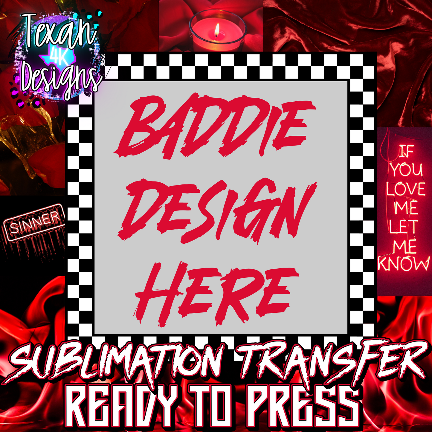 sublimation transfer mock up- collage
