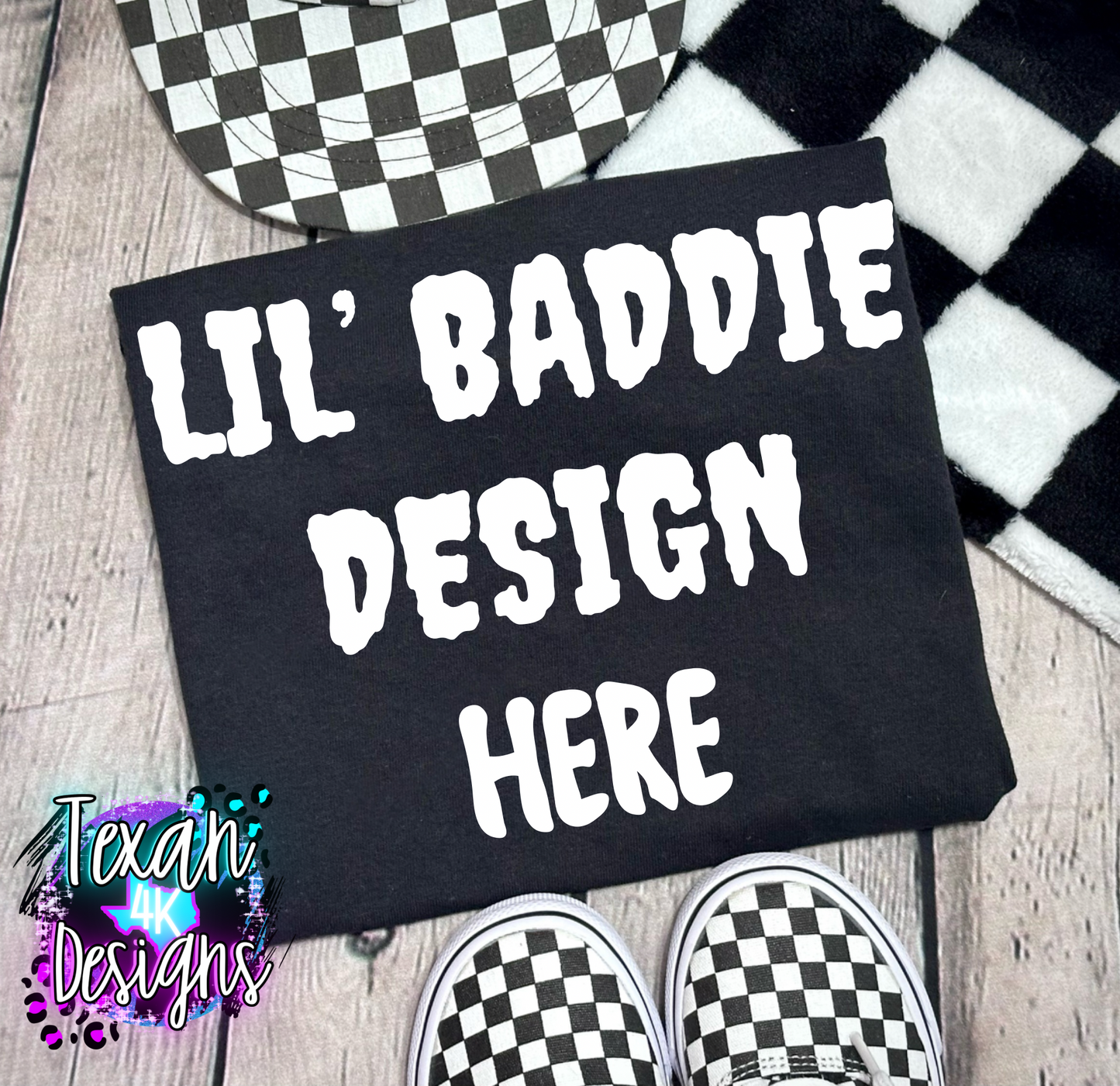 black shirt, toddler boy, checkered, neutral, flatlay mock up, digital download