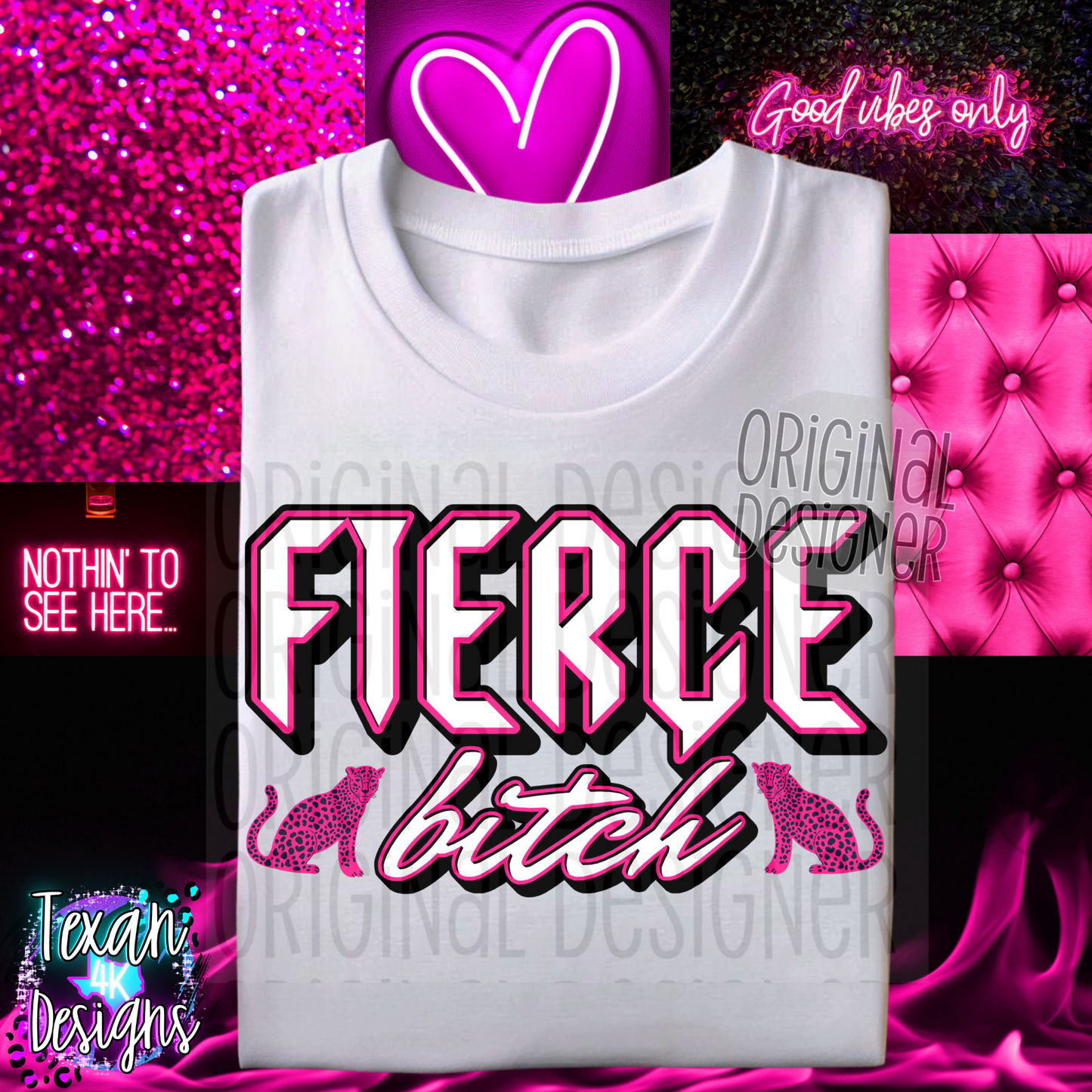 fierce B - DIGITAL PNG