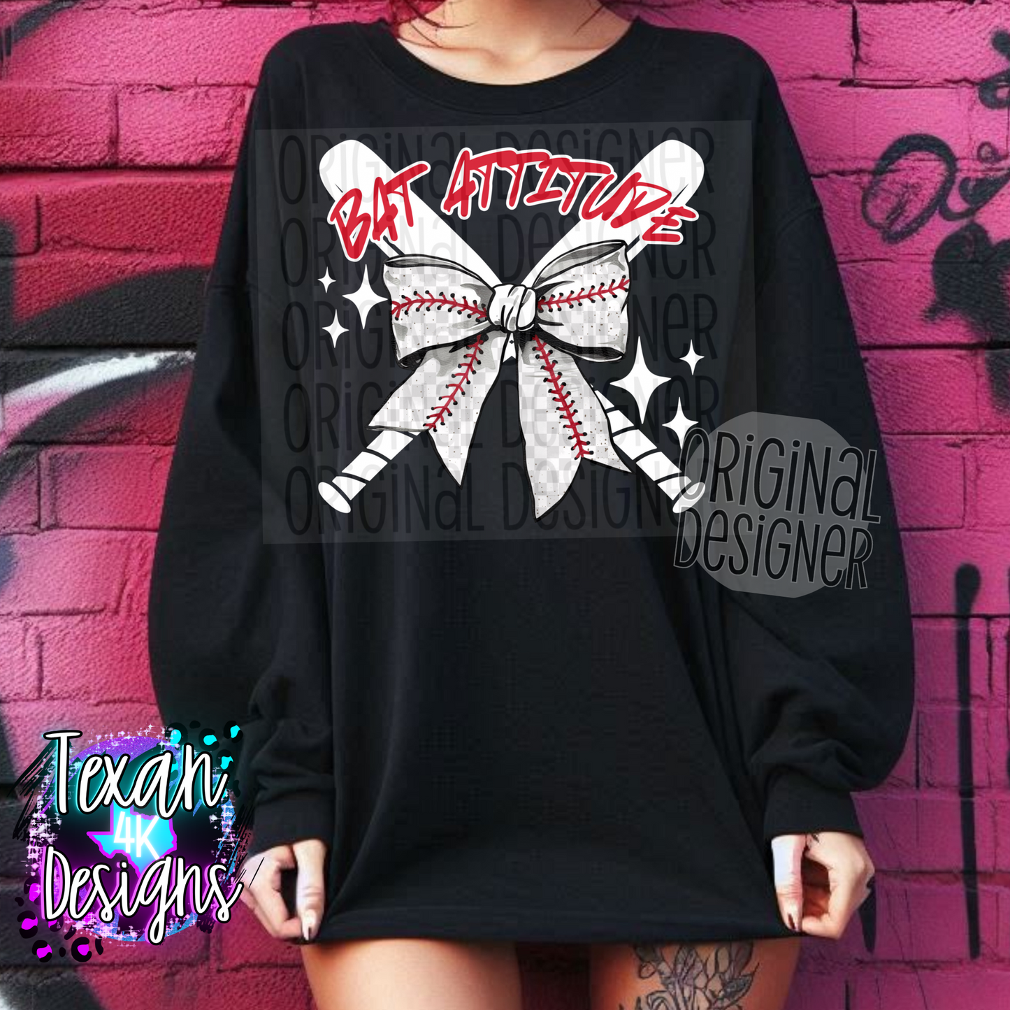 bat attitude (baseball) - 2 DIGITAL PNG