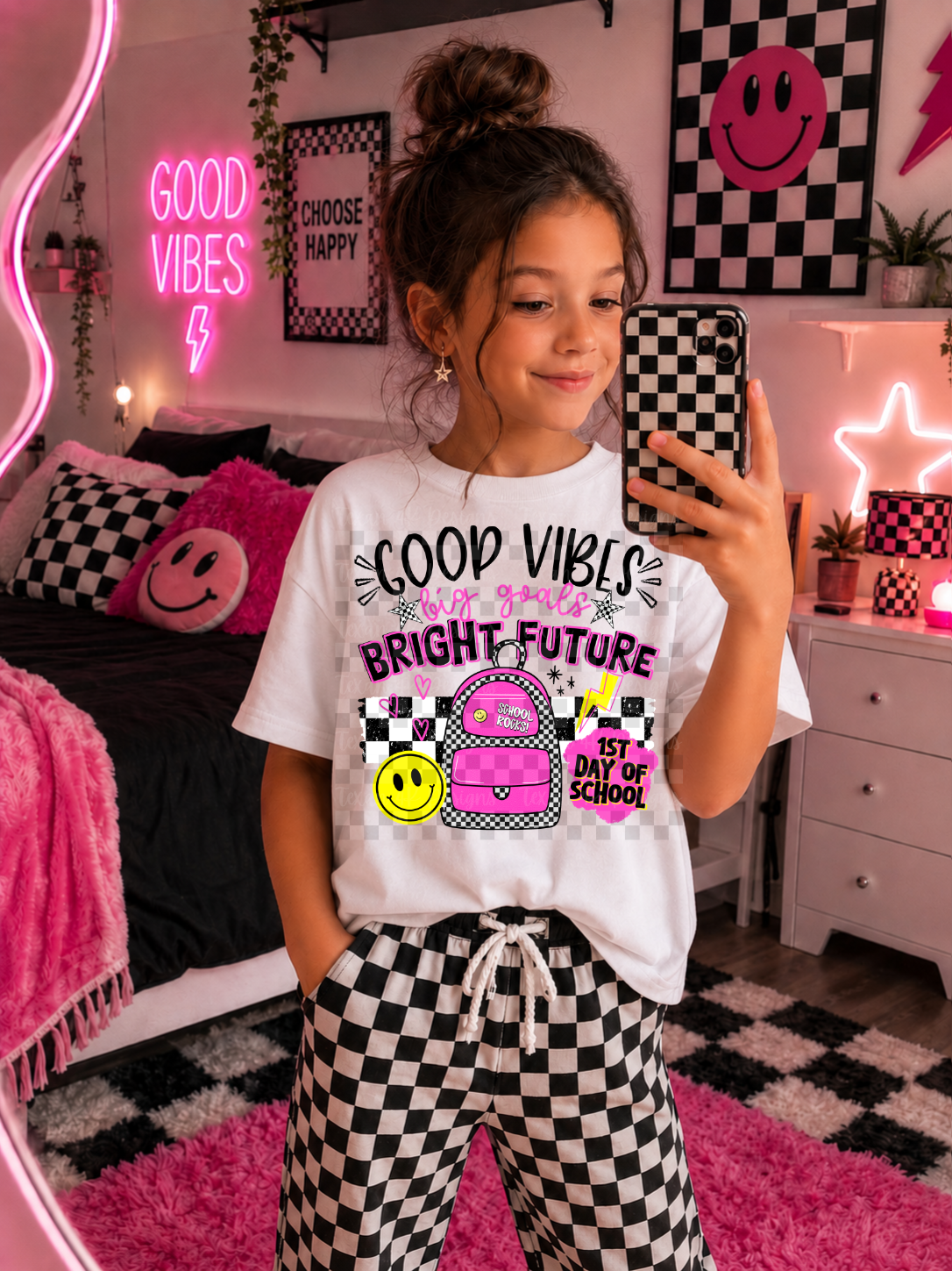good vibes big goals bright future - 2 DIGITAL PNG