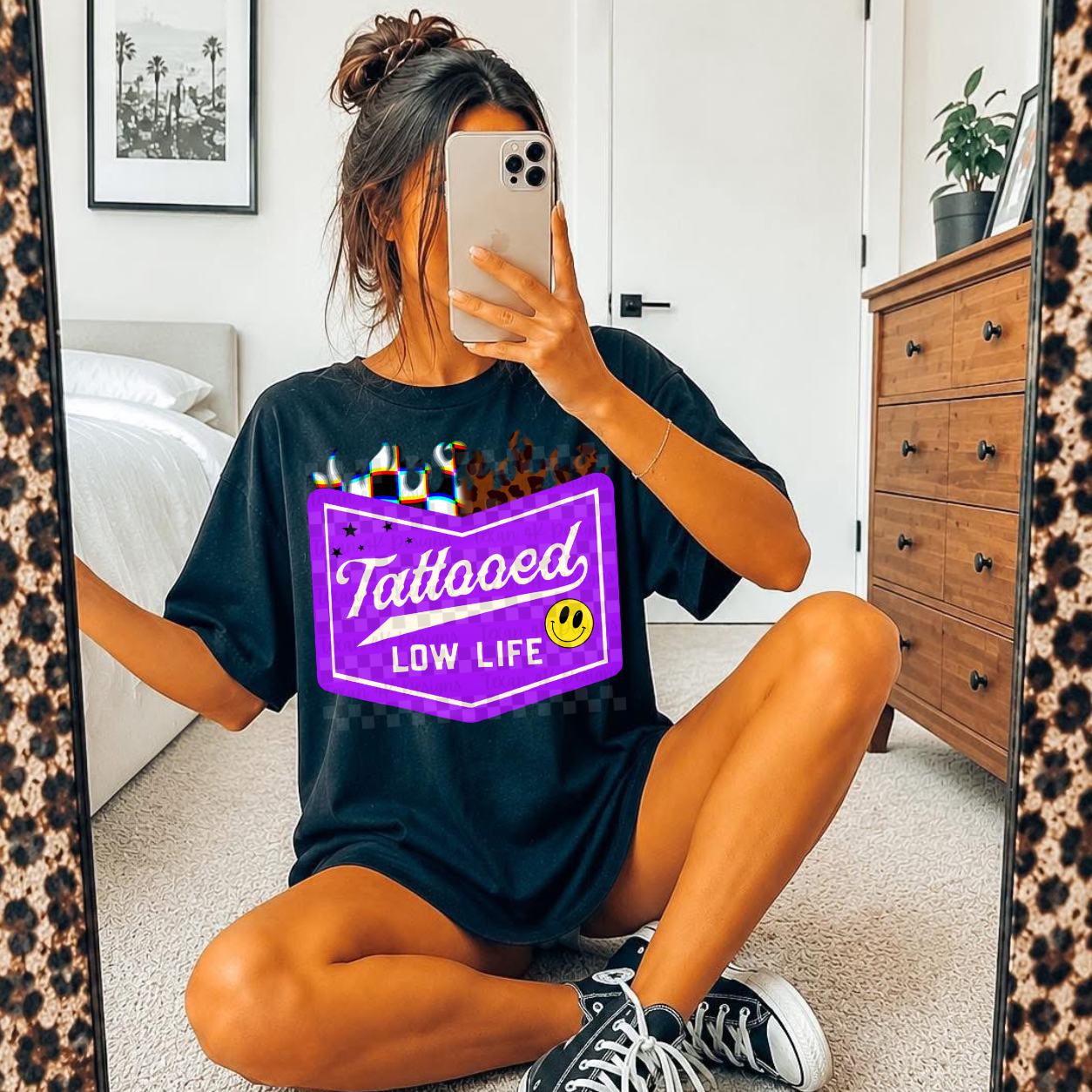 tattooed low life purple - DIGITAL PNG