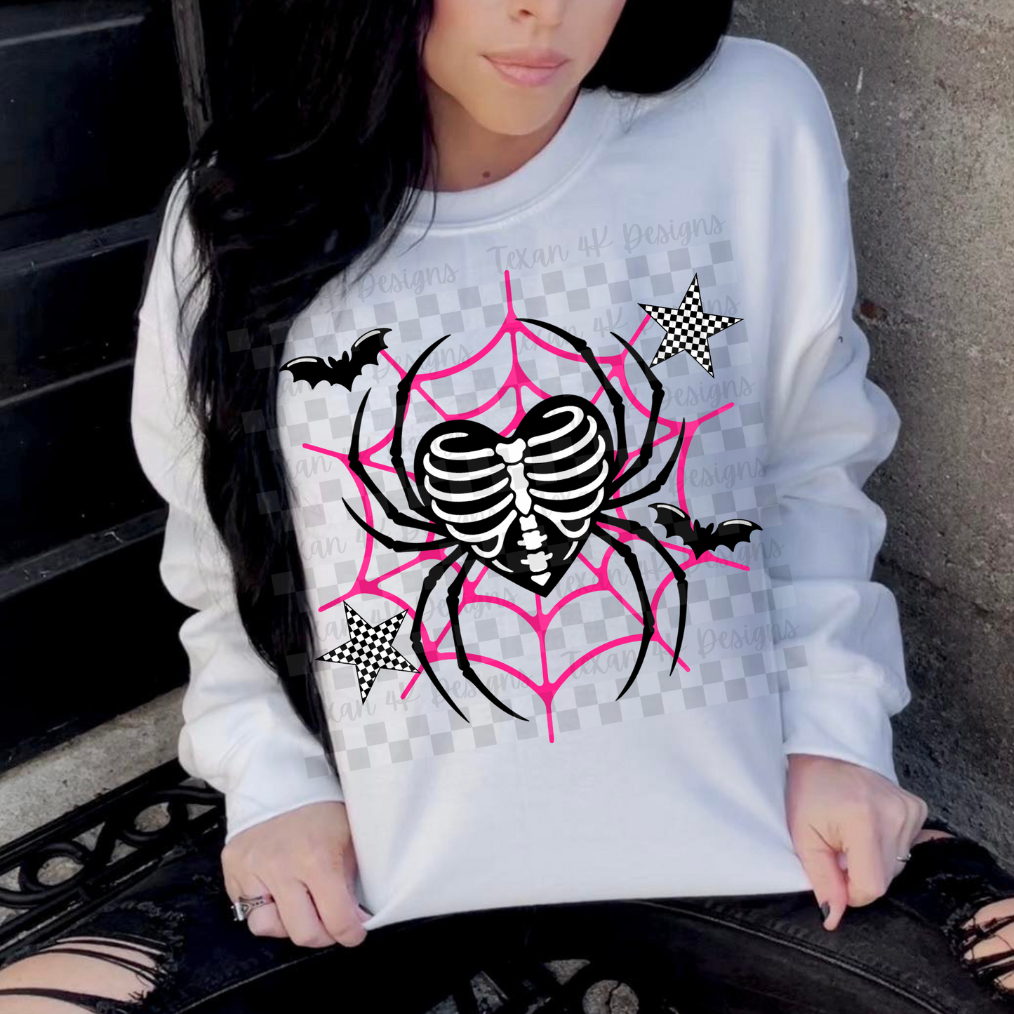 ribcage spider - DIGITAL PNG
