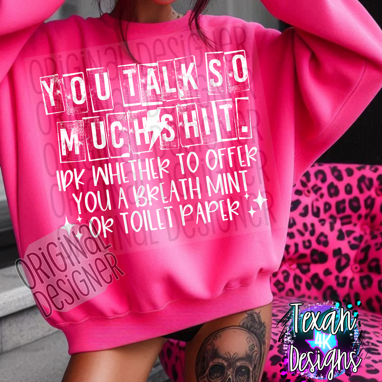 you talk so much shit - 2 DIGITAL PNG