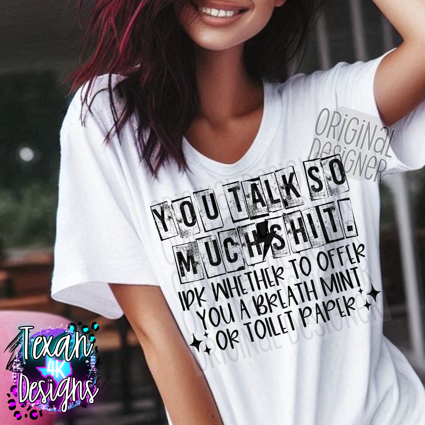 you talk so much shit - 2 DIGITAL PNG