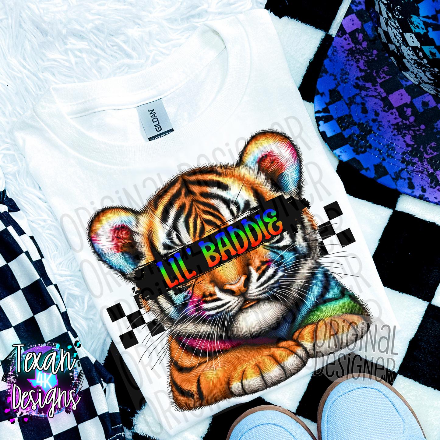 lil' baddie tiger - 2 DIGITAL PNG