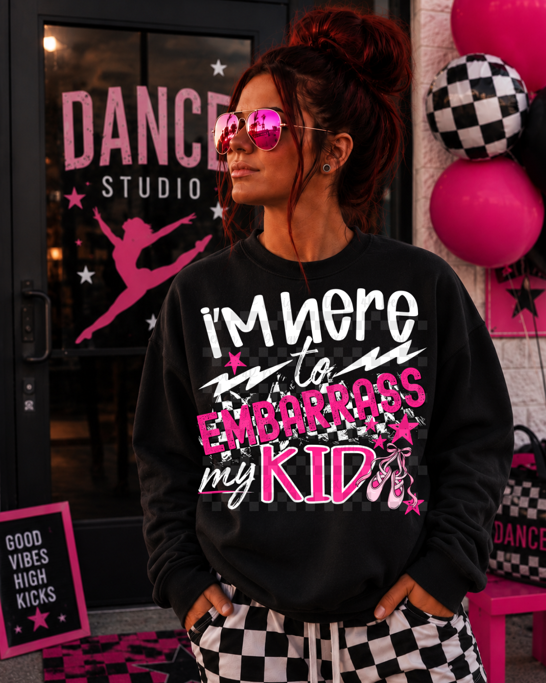 i'm here to embarrass my kid (dance)- 2 DIGITAL PNG
