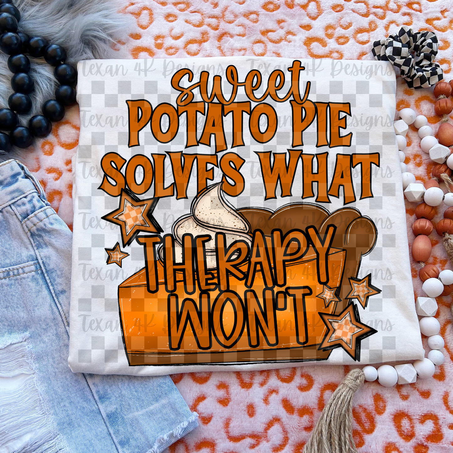 sweet potato pie solves - DIGITAL PNG