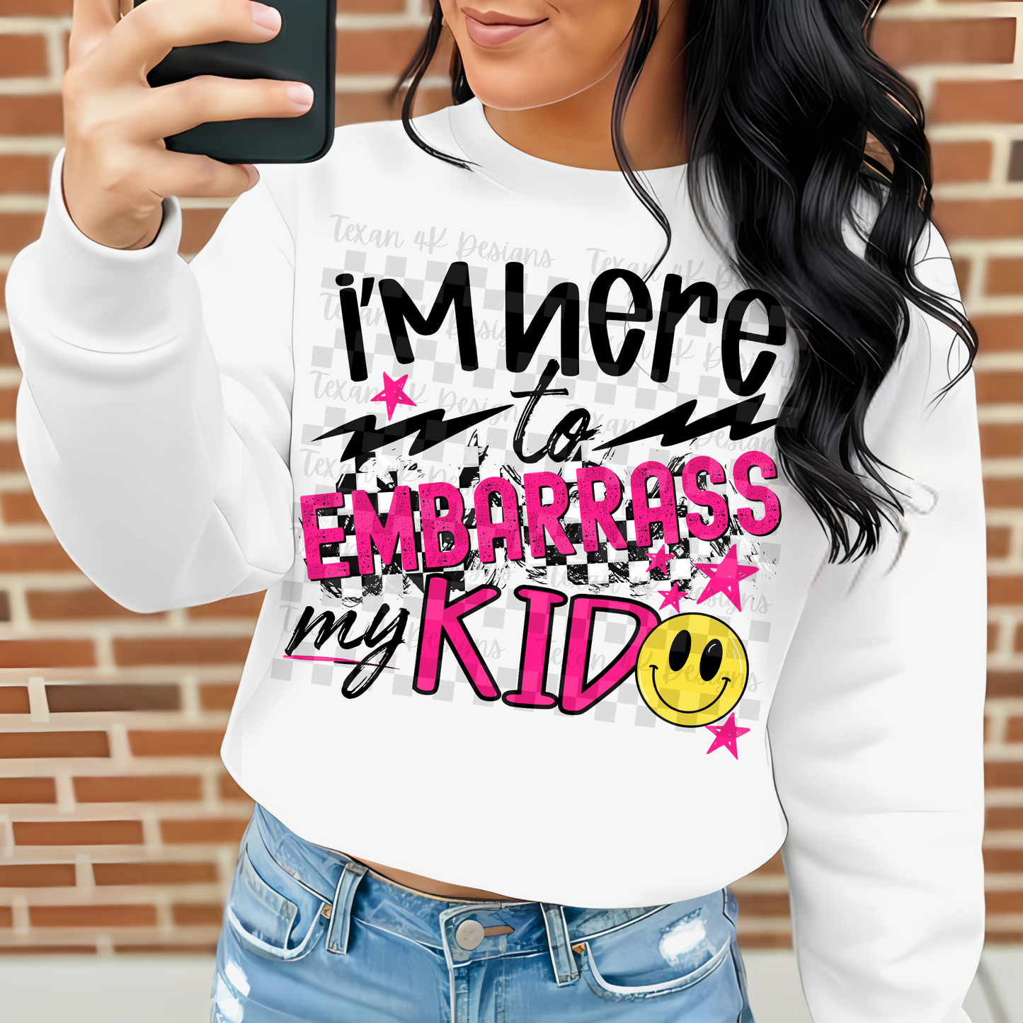 i'm here to embarrass my kid - 2 DIGITAL PNG
