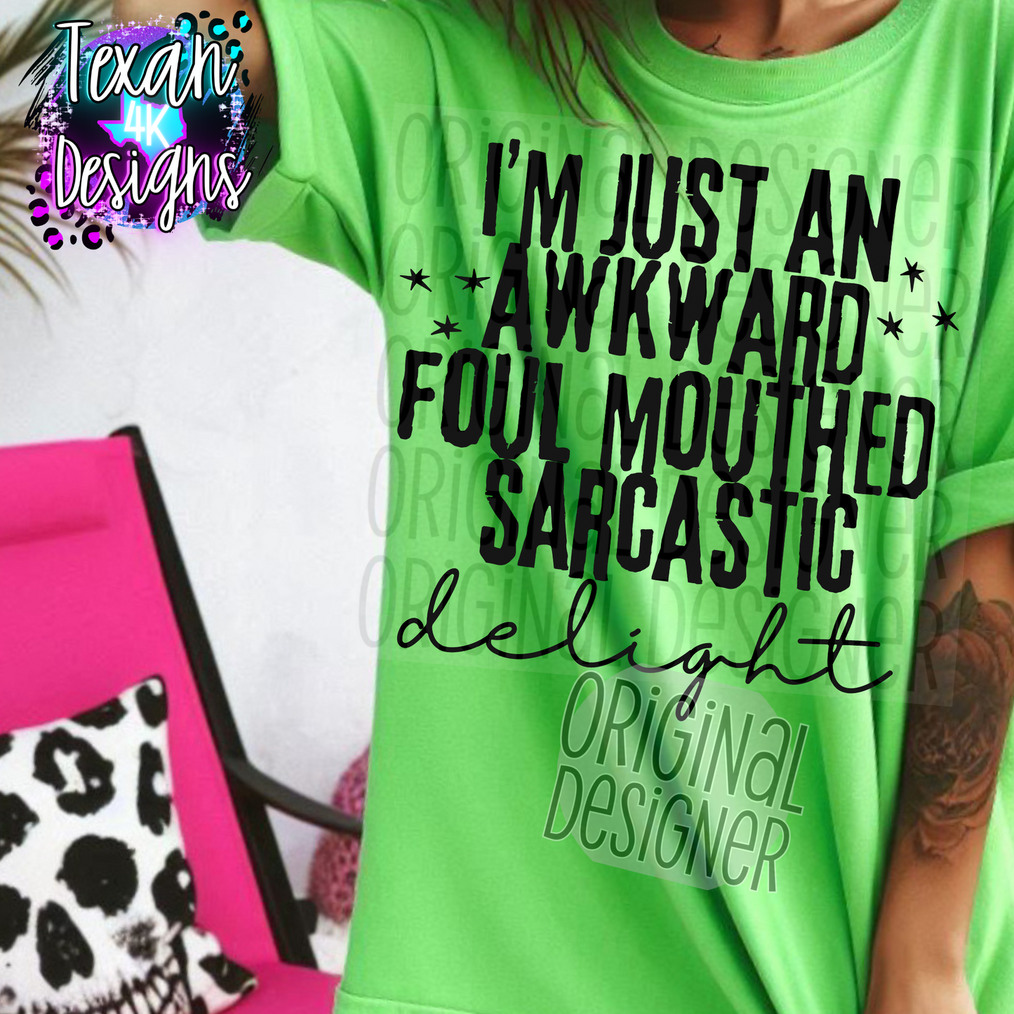 i'm just an awkward - 2 DIGITAL PNG