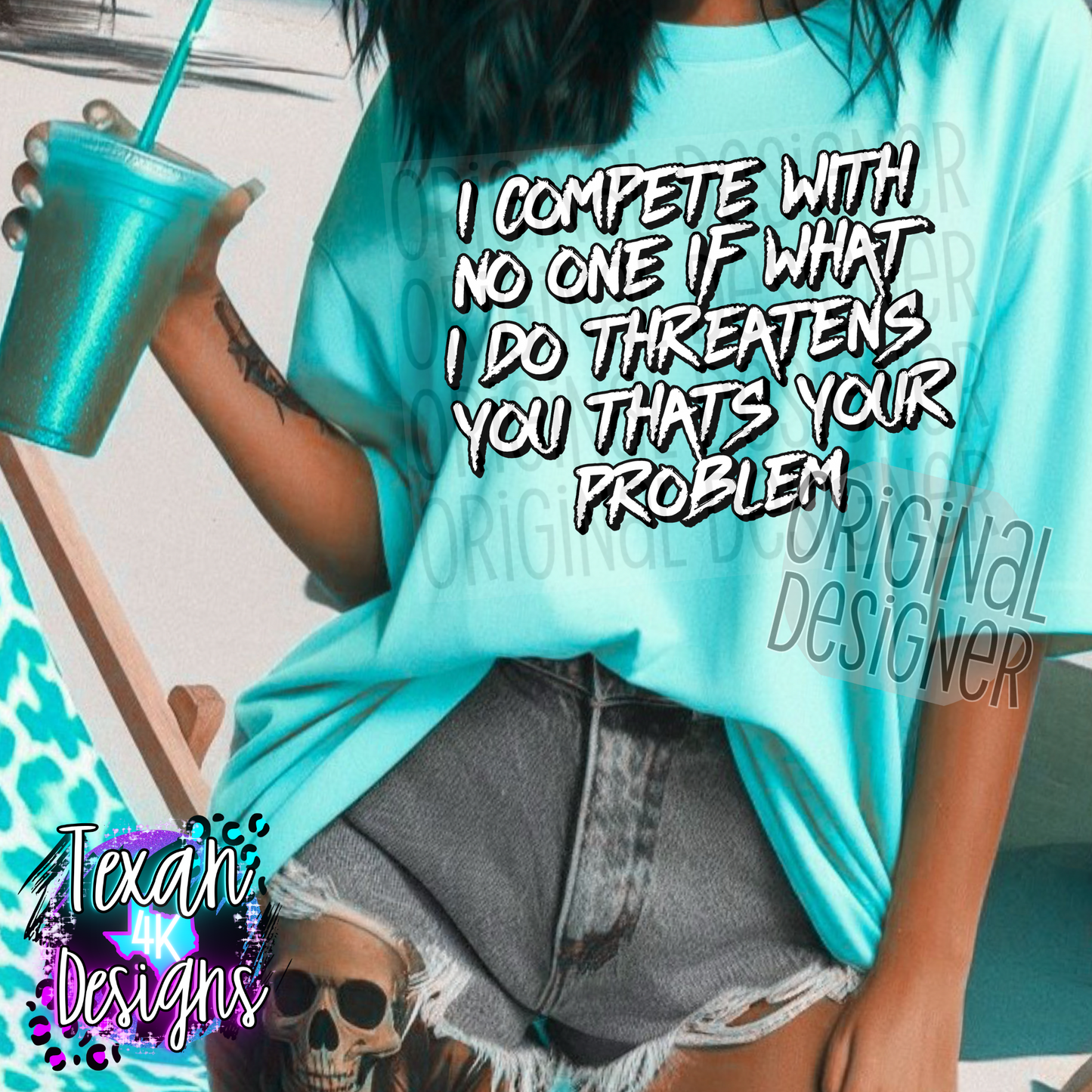 i compete with no one- DIGITAL PNG