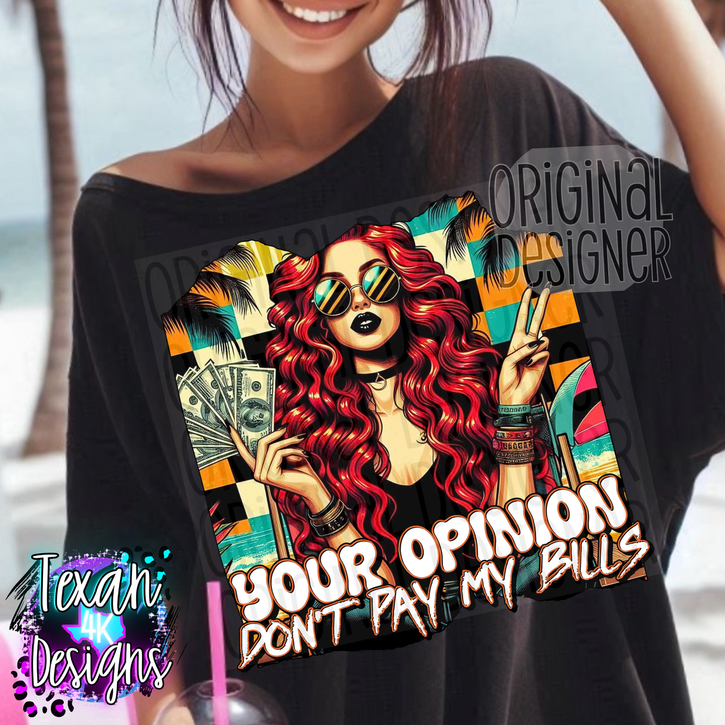 your opinion don't pay my bills - DIGITAL PNG