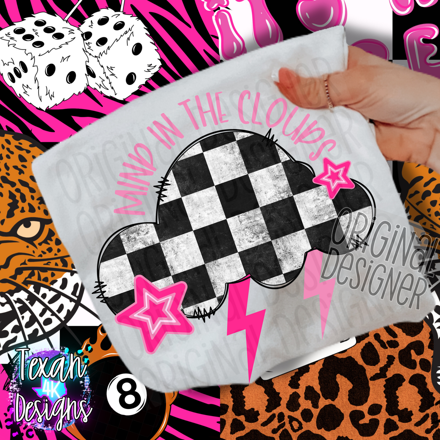 mind in the clouds - DIGITAL PNG