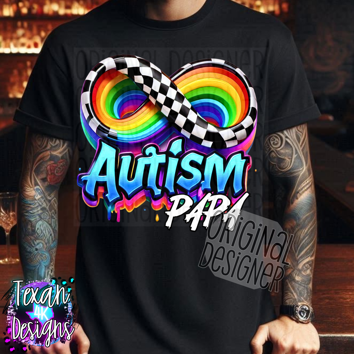 autism papa - DIGITAL PNG