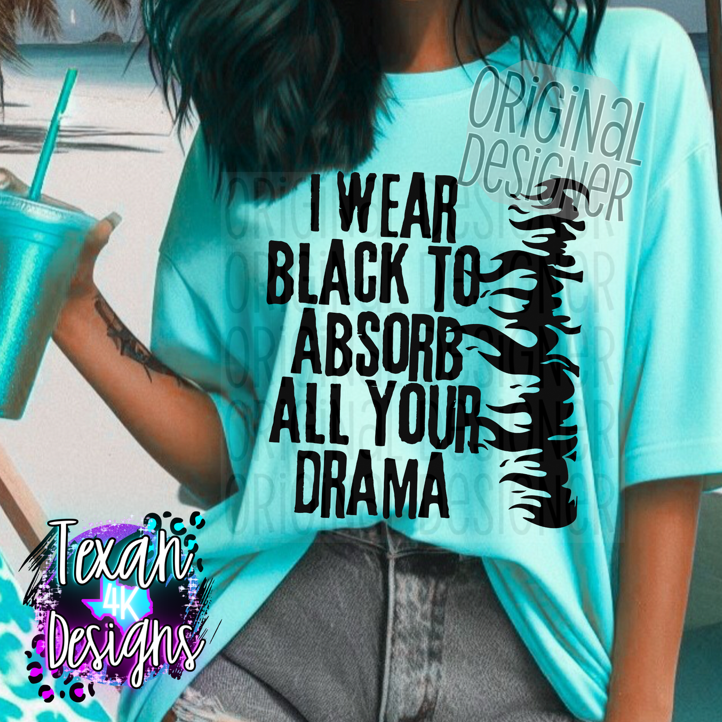 i wear black - 2 DIGITAL PNG