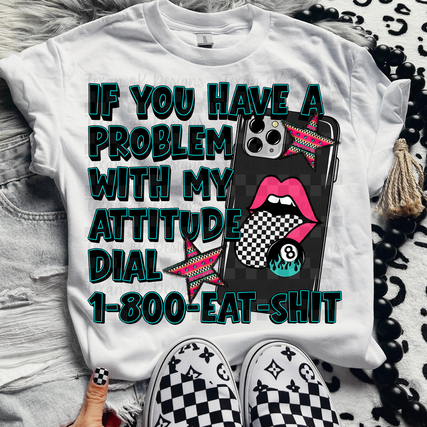 if you have a problem (black) - DIGITAL PNG