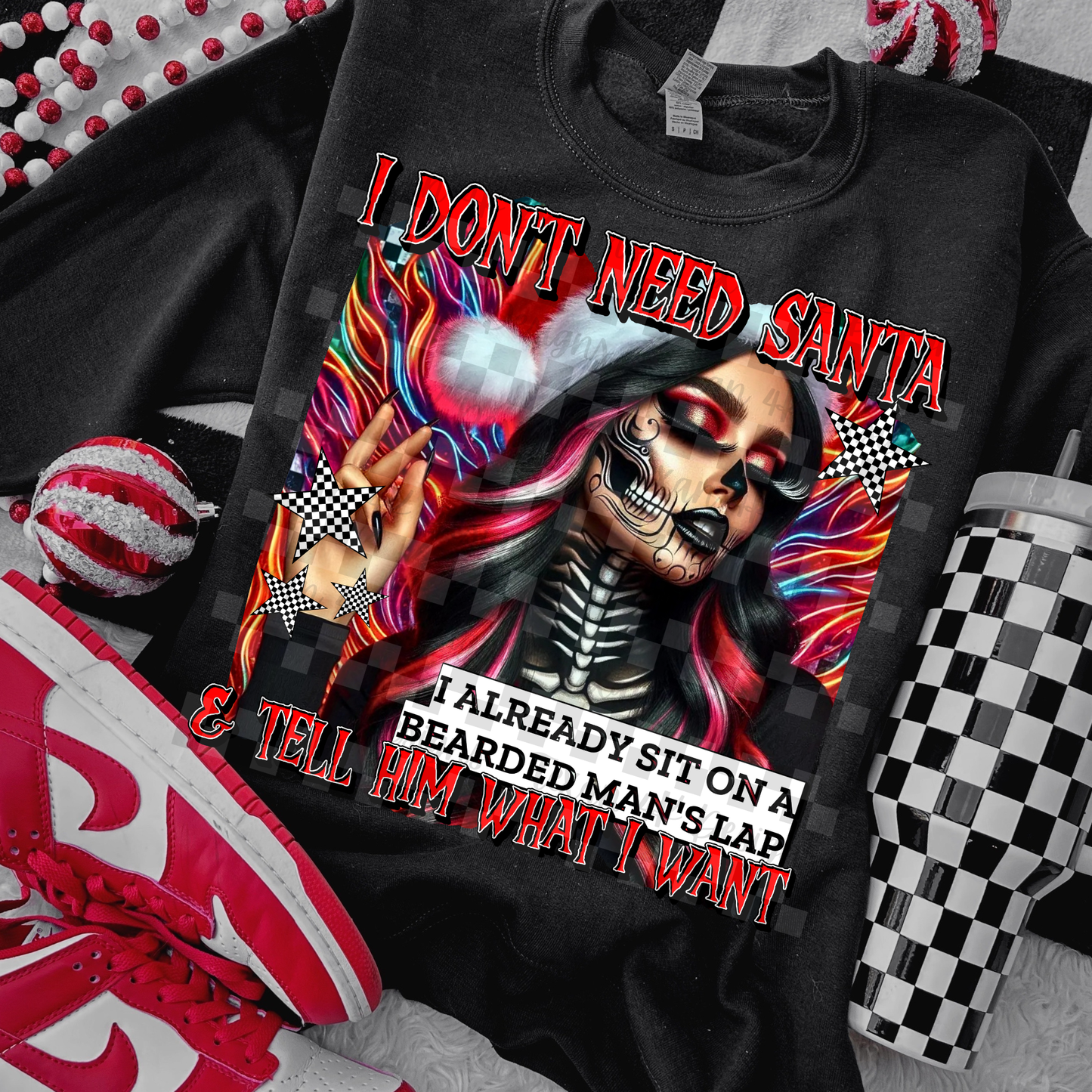 i don't need santa - DIGITAL PNG