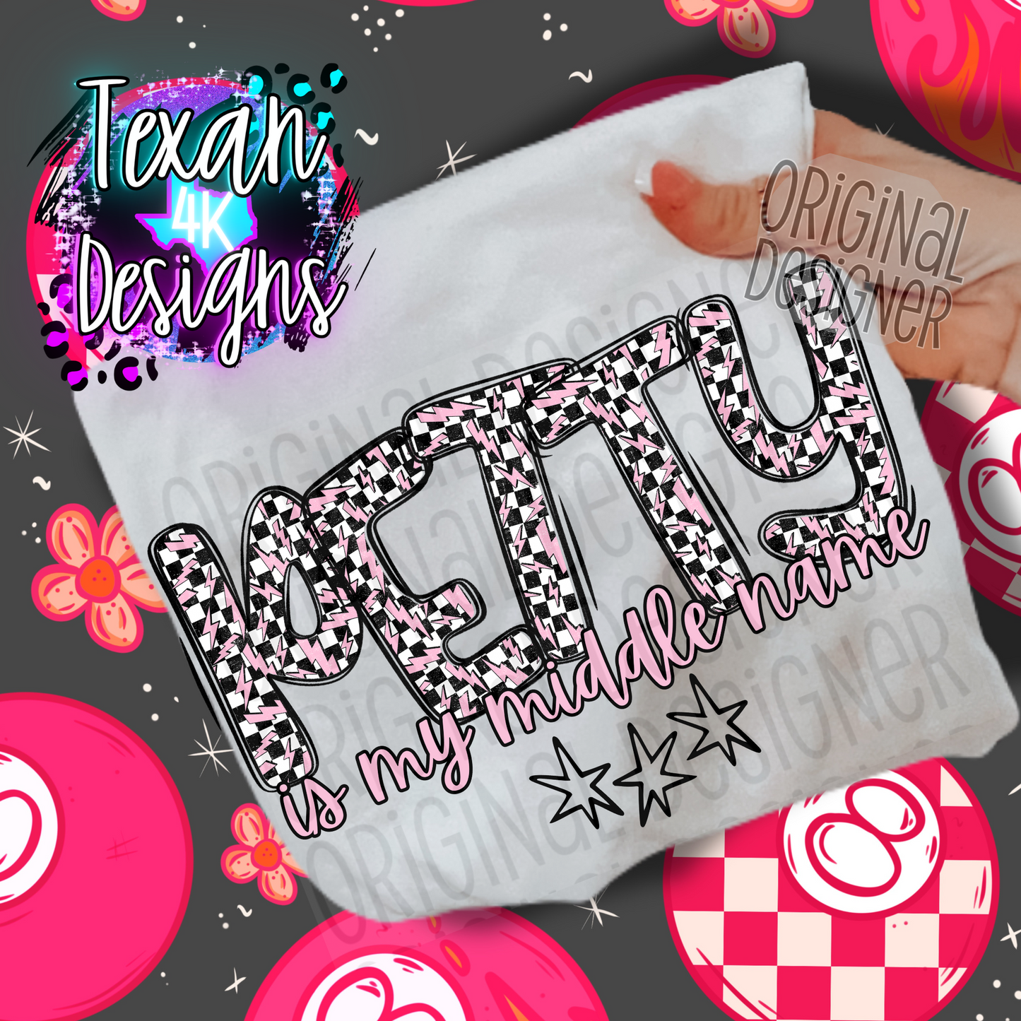 petty is my middle name - DIGITAL PNG
