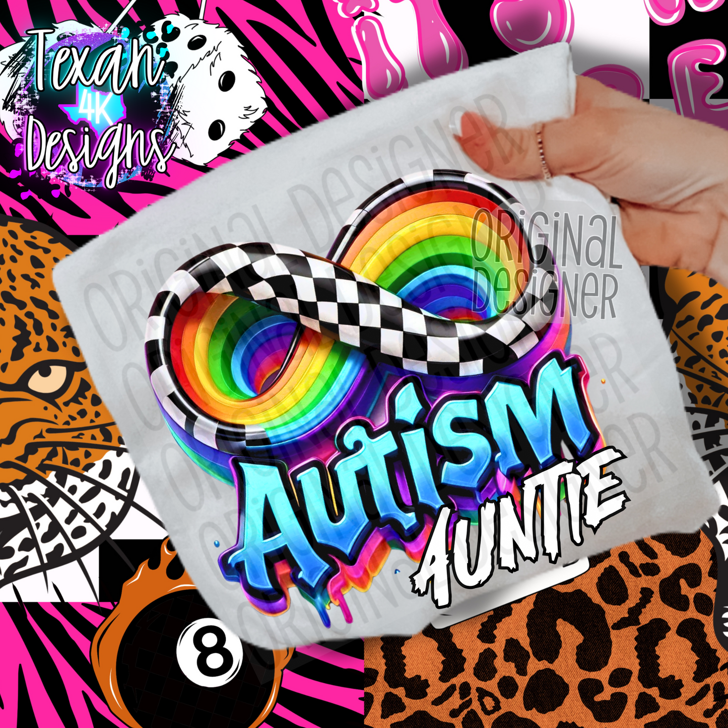 autism auntie - DIGITAL PNG