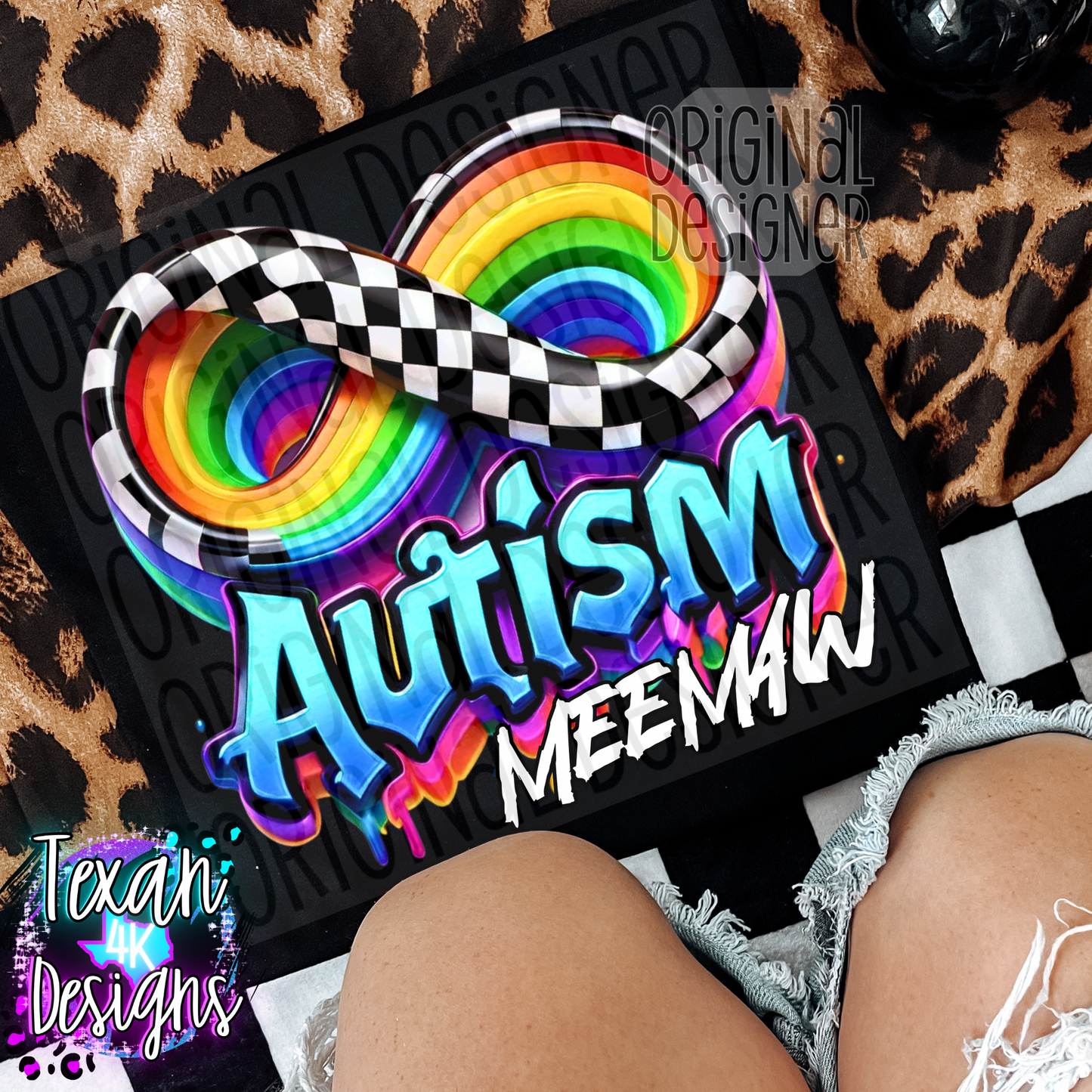 autism meemaw - DIGITAL PNG