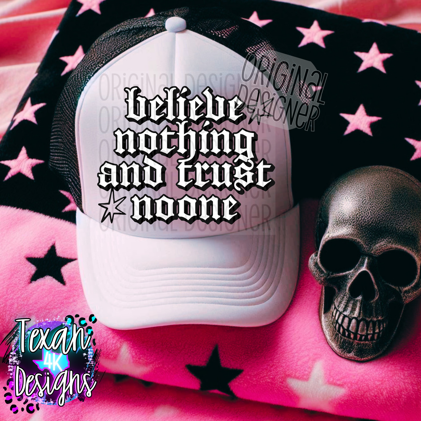 believe nothing - 4 DIGITAL PNG