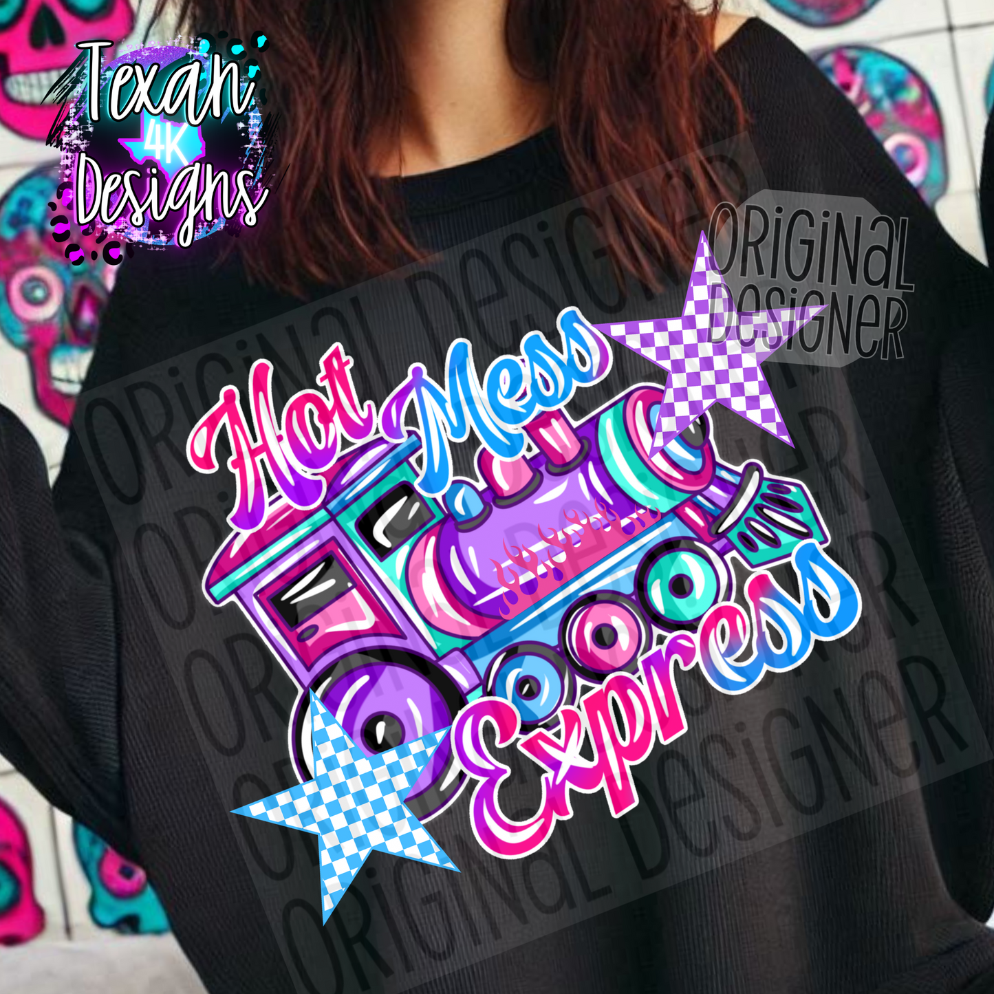 hot mess express - DIGITAL PNG