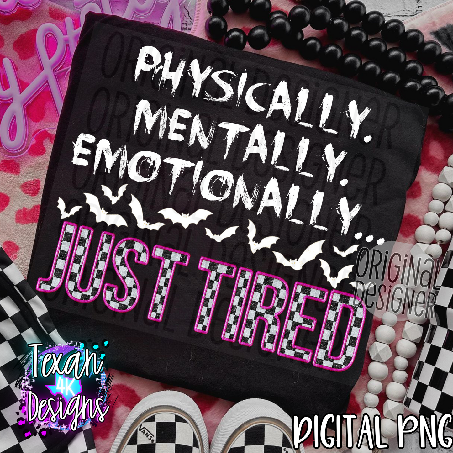 just tired - 2 DIGITAL PNG
