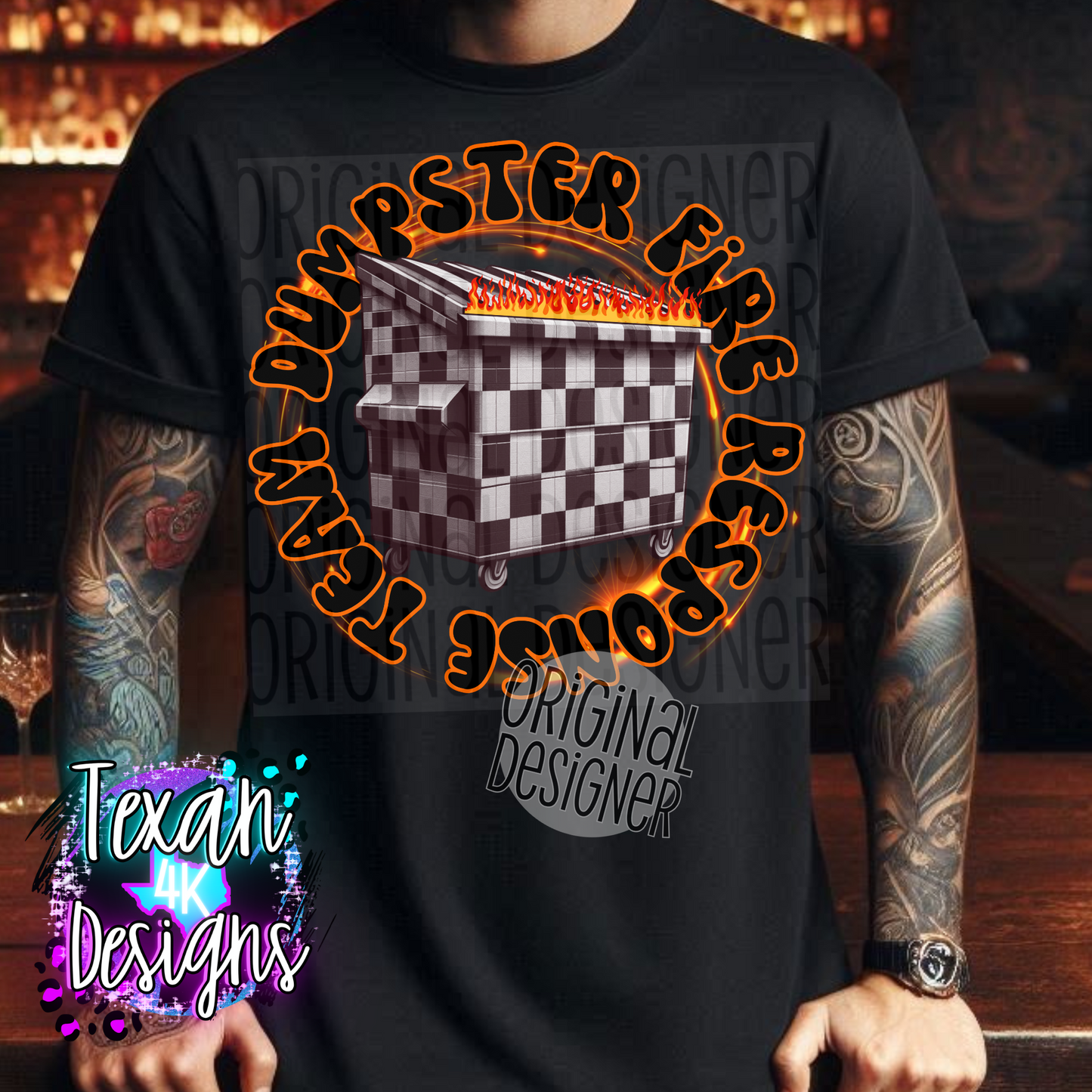 dumpster fire response team - DIGITAL PNG