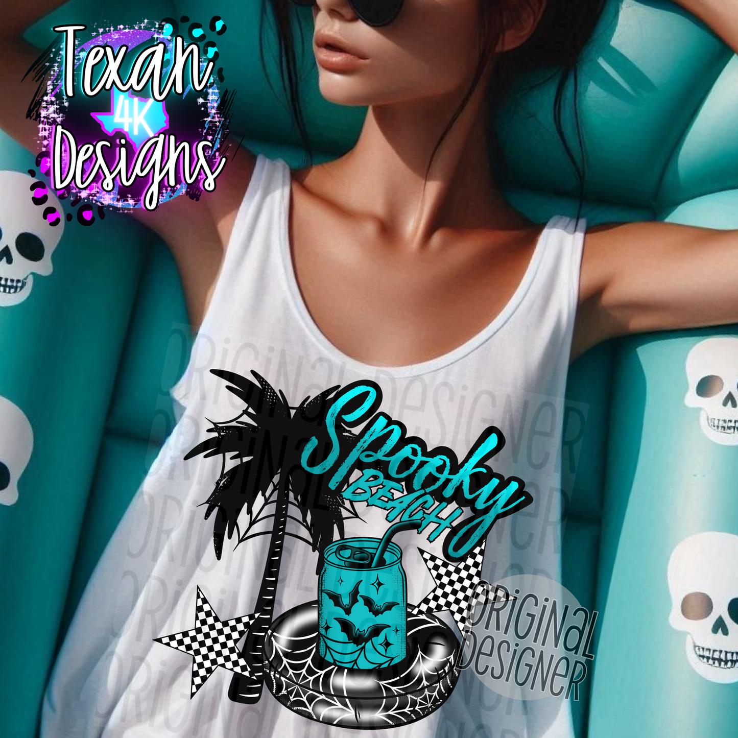 spooky beach - DIGITAL PNG