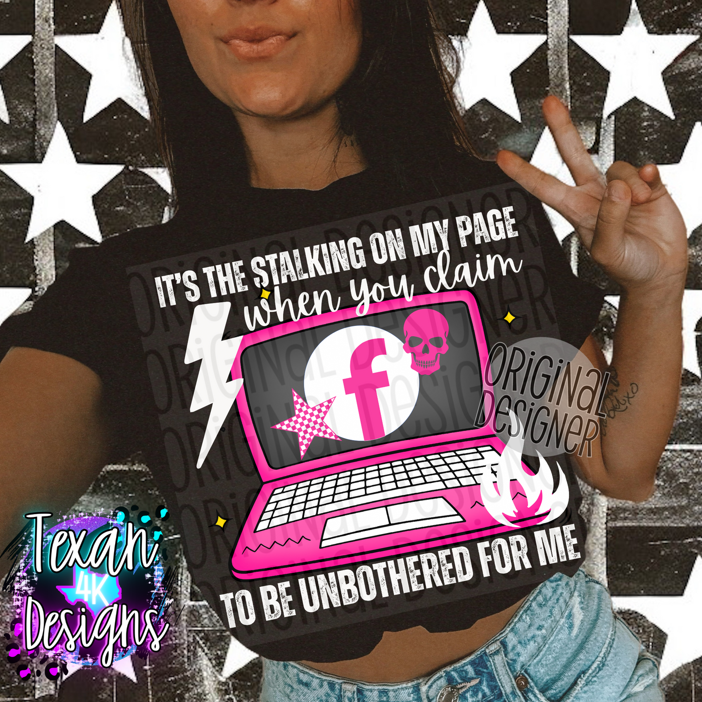 its the stalking on my page - 2 DIGITAL PNG