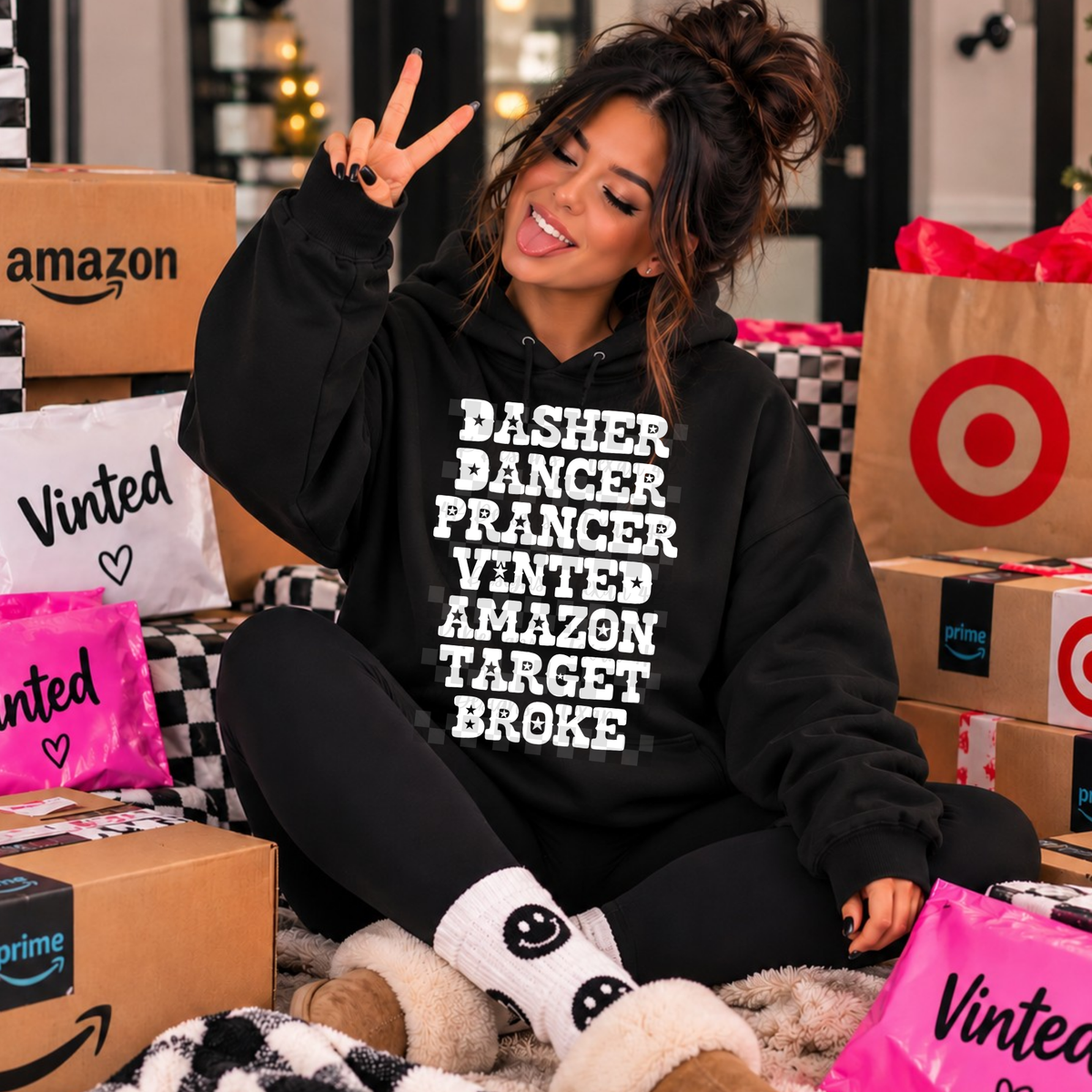 dasher dancer (shopping edition2 ) - 2 digital png