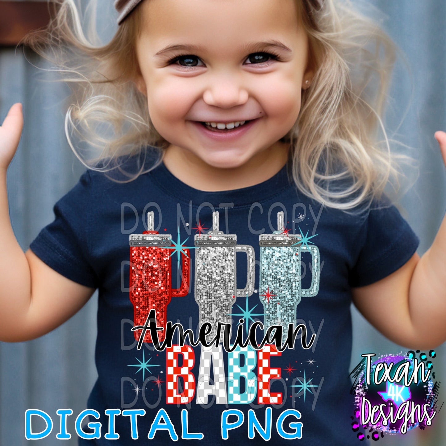 American babe - DIGITAL PNG