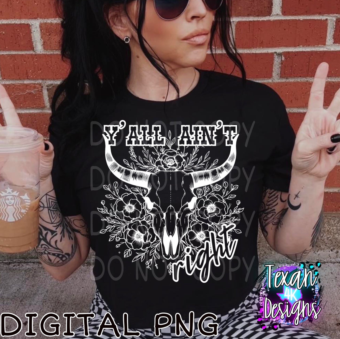 yall ain't right - DIGITAL PNG