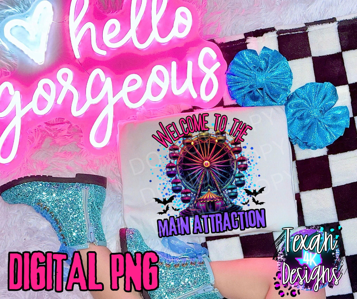 Welcome to the main attraction- DIGITAL PNG