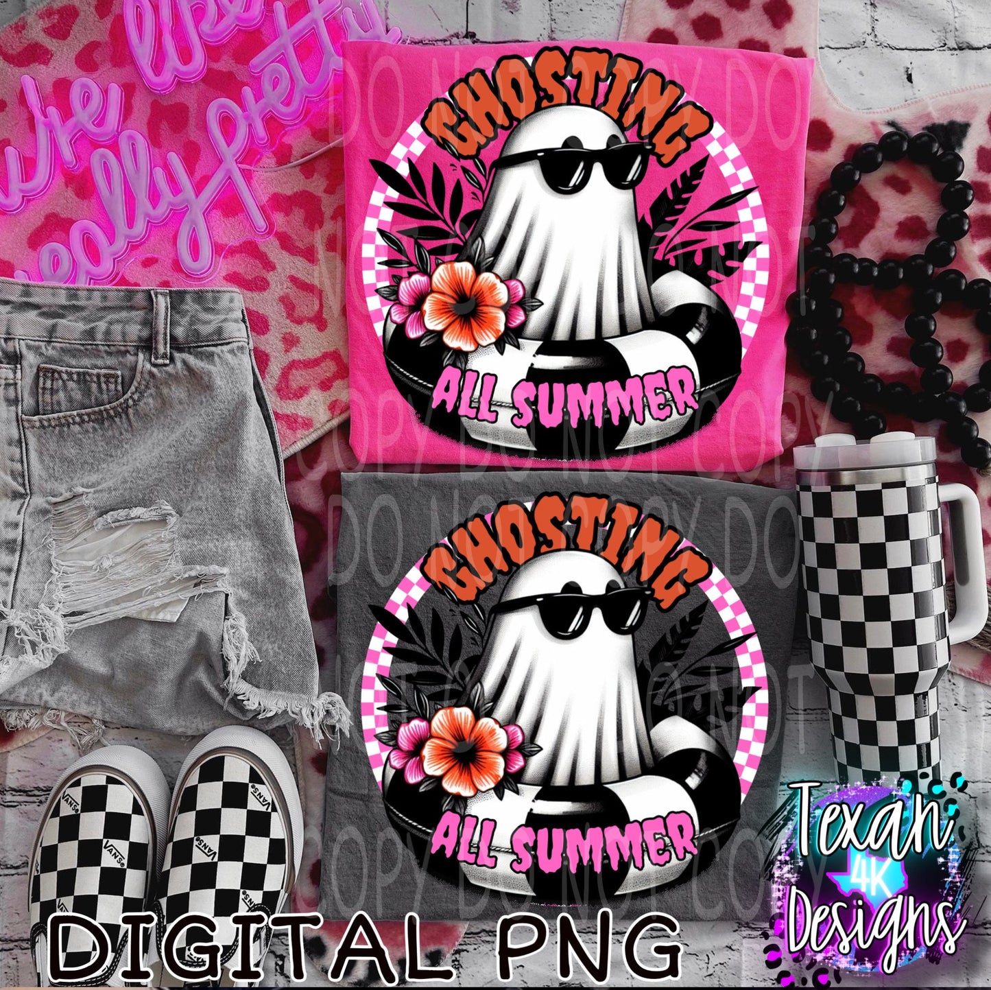 ghosting all summer - DIGITAL PNG