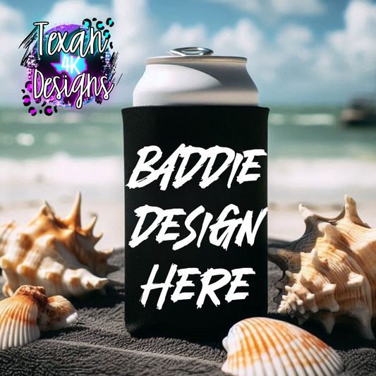 black koozie mock up