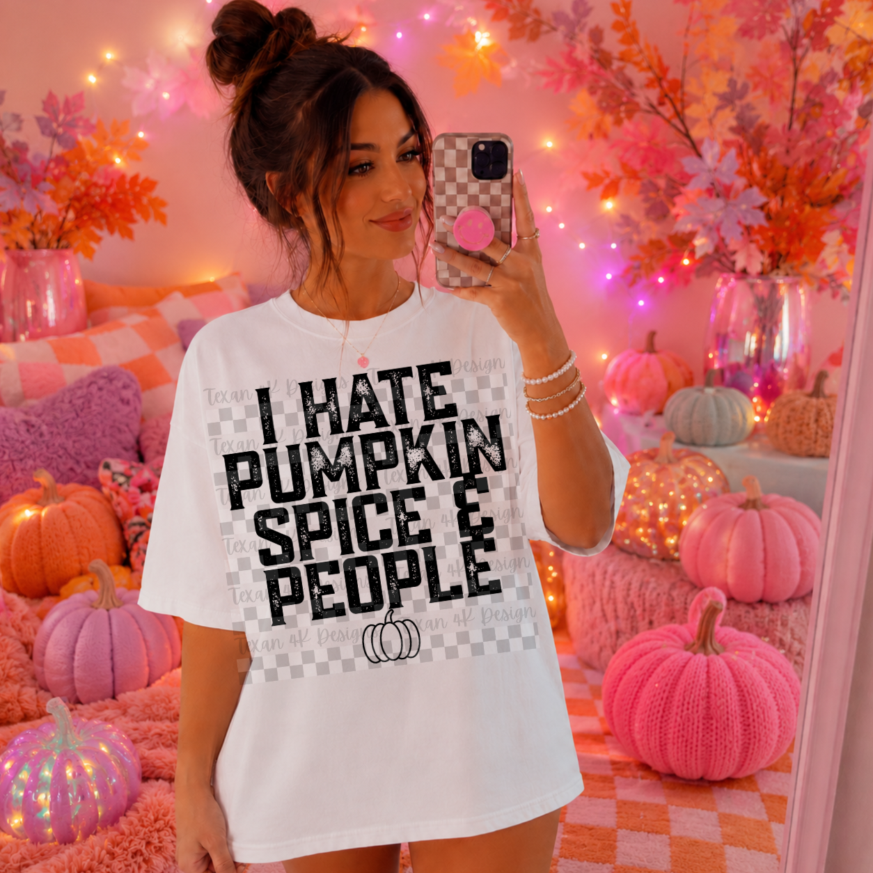 i hate pumpkin spice & people -  2 DIGITAL PNG