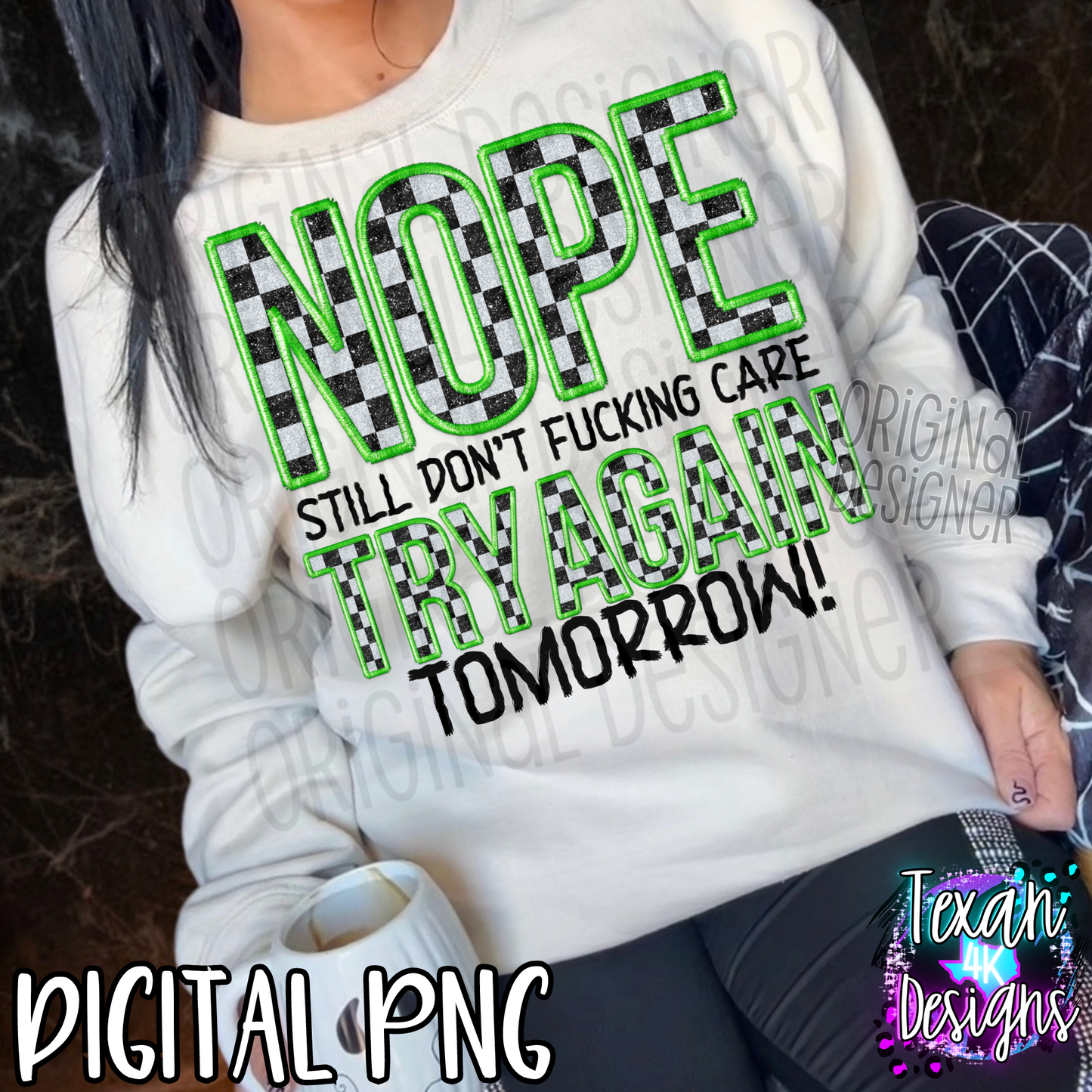 nope still dont F care try again tomorrow - 2 DIGITAL PNG