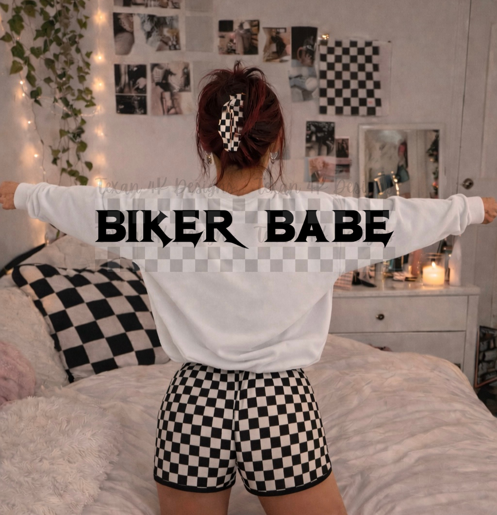 biker babe - 2 DIGITAL PNG