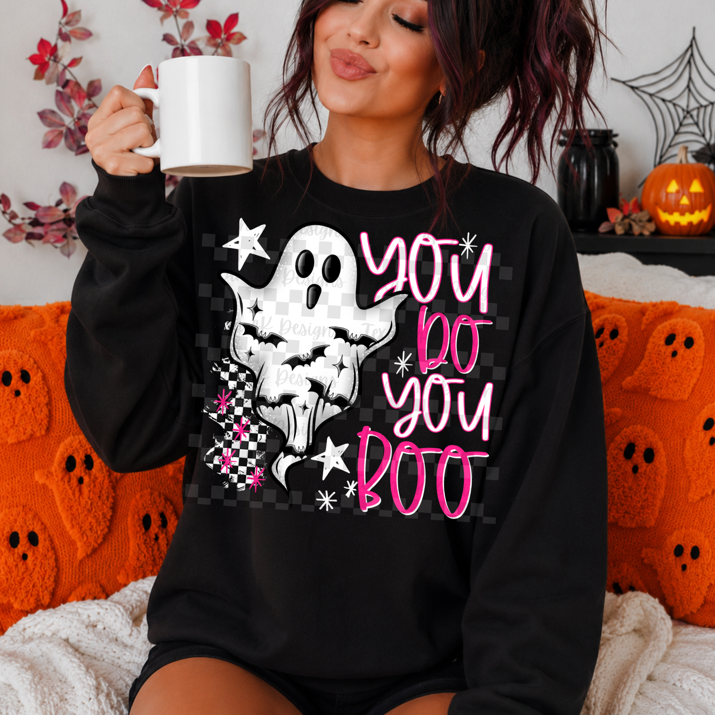 you do you boo (bat ghost) - 2 DIGITAL PNG