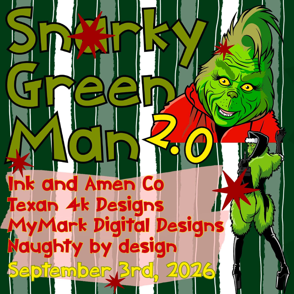 snarky green man collab 2.0