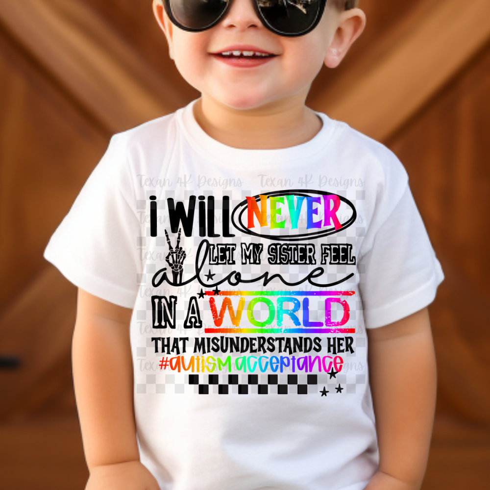 i will never let my sister (autism) -2  DIGITAL PNG