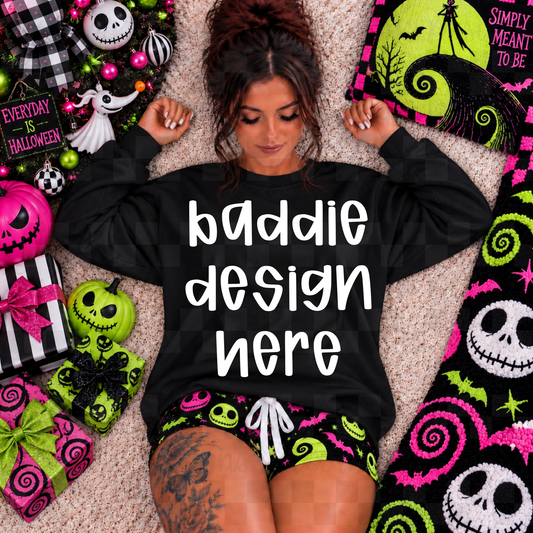 black sweatshirts , mock up