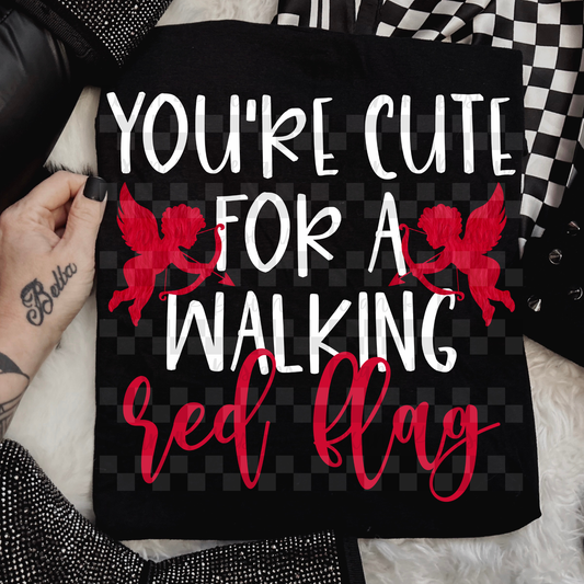 you're cute for a walking red flag - 2 DIGITAL PNG