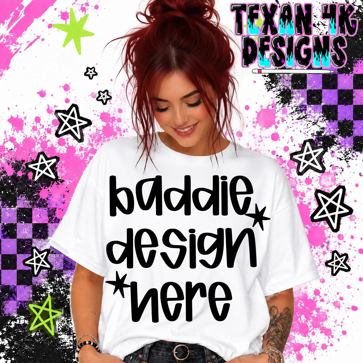 white shirt, mock up