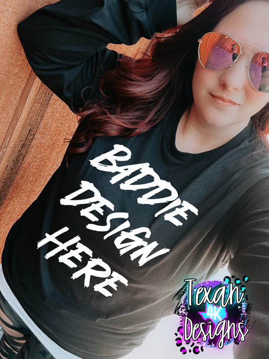IRL black shirt mock up