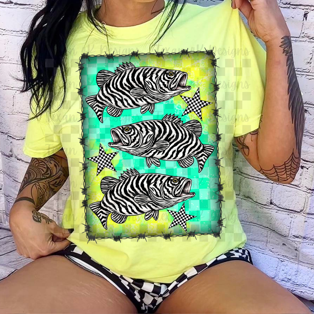 zebra fish barbed wire -  DIGITAL PNG