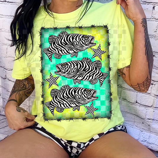 zebra fish barbed wire -  DIGITAL PNG