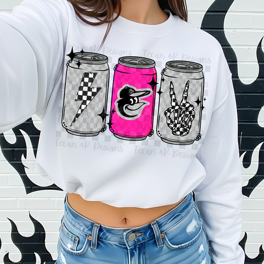 checkered cans O (no name) - DIGITAL PNG